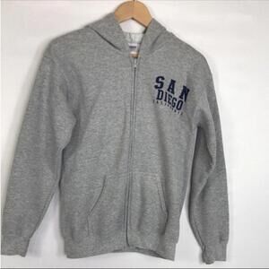 Gildan Heavy Kids Blend Full Zip Jacket Gray Size L‎